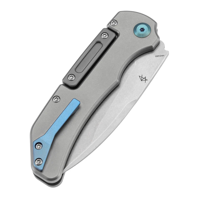Kansept Hazard Bali Lock Knife Stonewashed Titanium Handle K1104H1