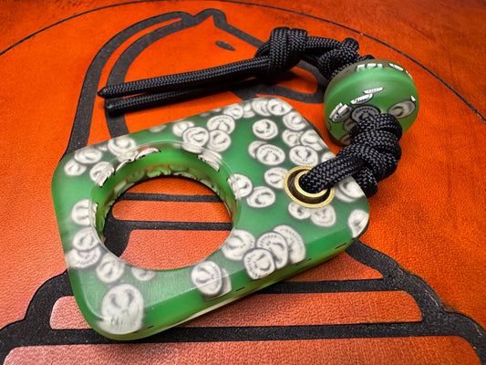 #24 Man Cave EDC Pocket Charm with Jack Skellington and Green Glow