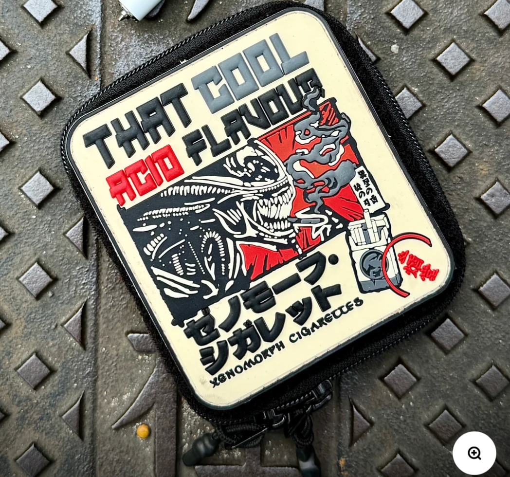 D Rocket Design Xenomorph Acid Burn Patch