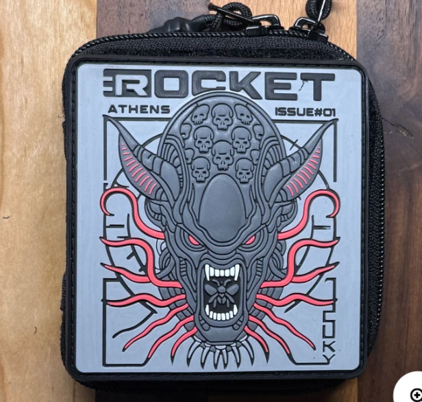 D Rocket Design Alien Athens Mag Cover Patch
