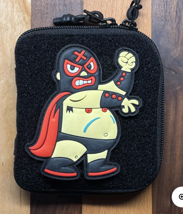 D Rocket Design Red Wrestler Patch