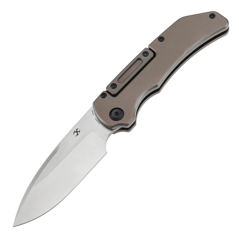 Kansept Hazard Bali Lock Bronze Anodized and Stonewashed Titanium Handle K1104H4
