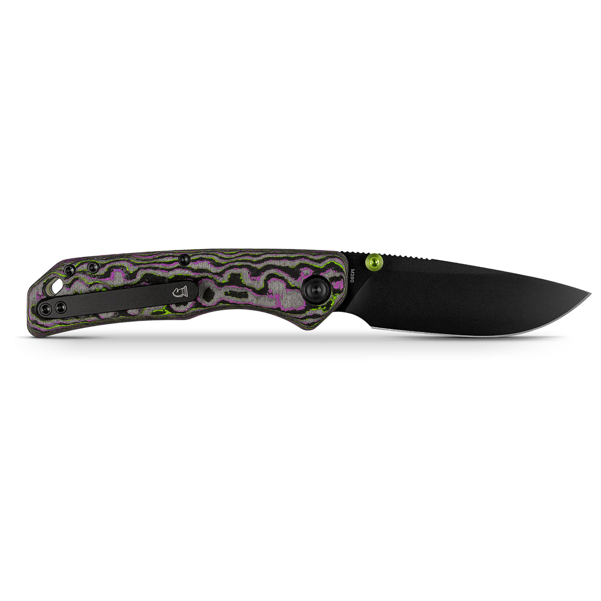 Vosteed Marten 330 - World Breaker Camo Carbon and M390 Black Coated Blade - Every Day Gear Exclusive - VOSA1621