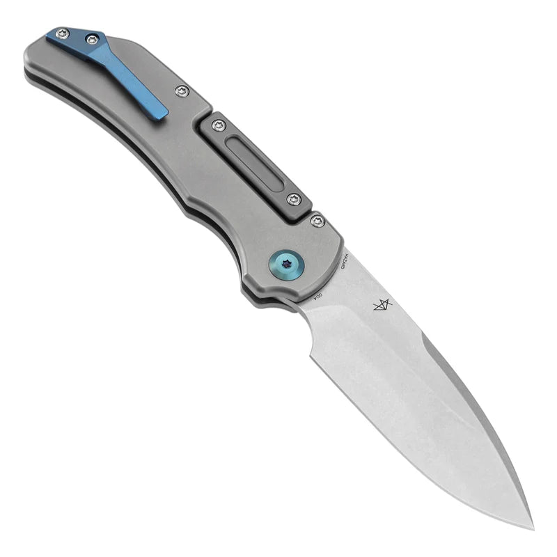Kansept Hazard Bali Lock Knife Stonewashed Titanium Handle K1104H1