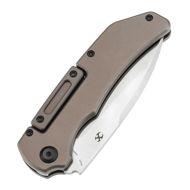 Kansept Hazard Bali Lock Bronze Anodized and Stonewashed Titanium Handle K1104H4