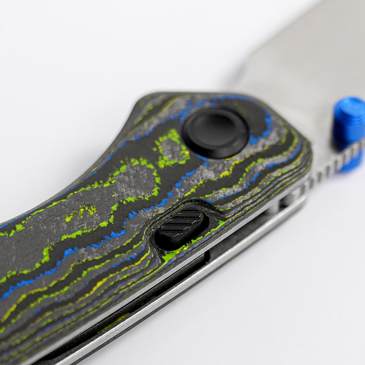 Vosteed Marten 330 - Gecko Camo Carbon and M390 Blade - Every Day Gear Exclusive - VOSA1620
