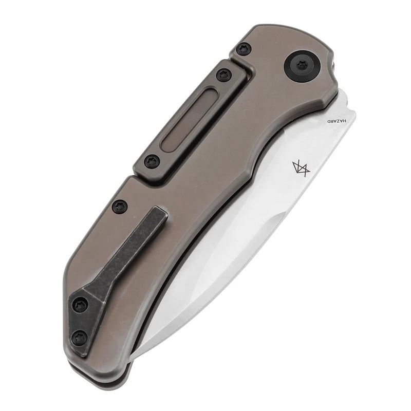 Kansept Hazard Bali Lock Bronze Anodized and Stonewashed Titanium Handle K1104H4
