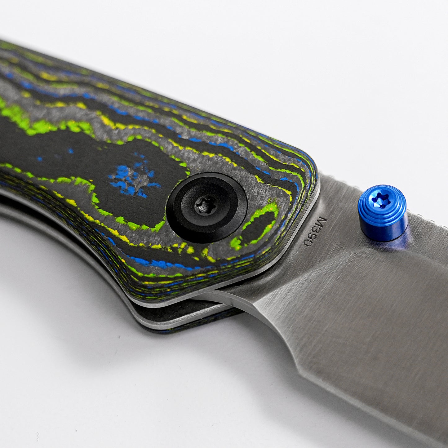 Vosteed Marten 330 - Gecko Camo Carbon and M390 Blade - Every Day Gear Exclusive - VOSA1620