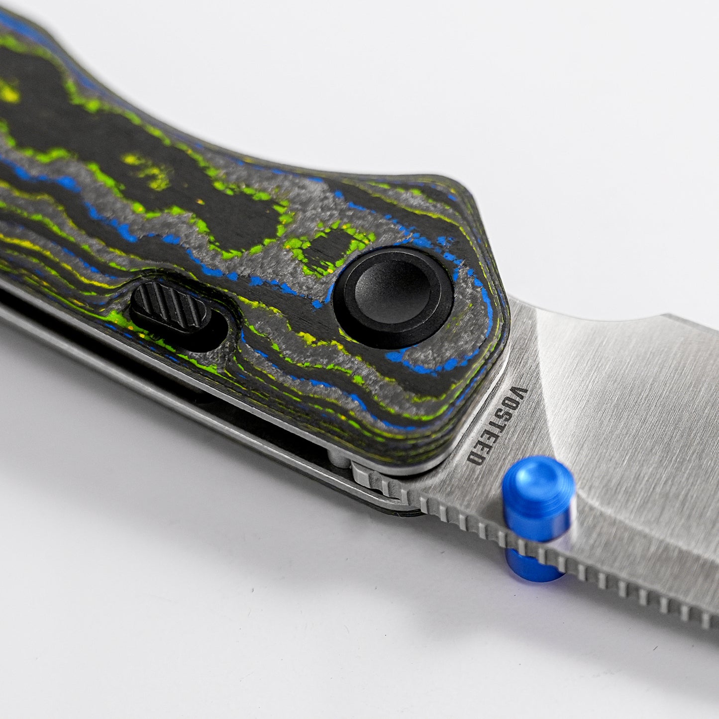 Vosteed Marten 330 - Gecko Camo Carbon and M390 Blade - Every Day Gear Exclusive - VOSA1620