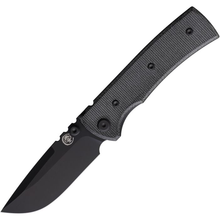 Chaves Redencion Street Elmax Black Blade with Black Linen Micarta Handle