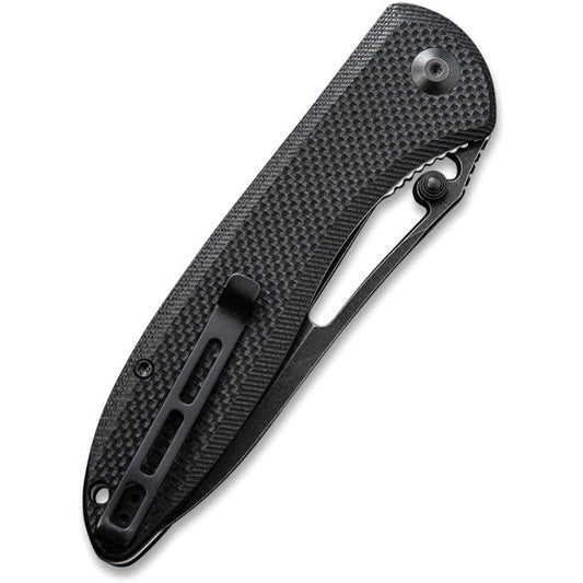 Civivi Picaro Black Coarse G10 Handle with Black Stonewash D2 Blade