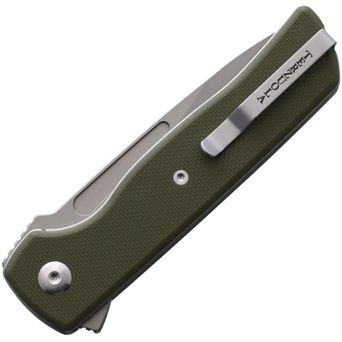 Terzuola ATCF Lite Nitro-V Stonewash Blade with Green G10 Handle