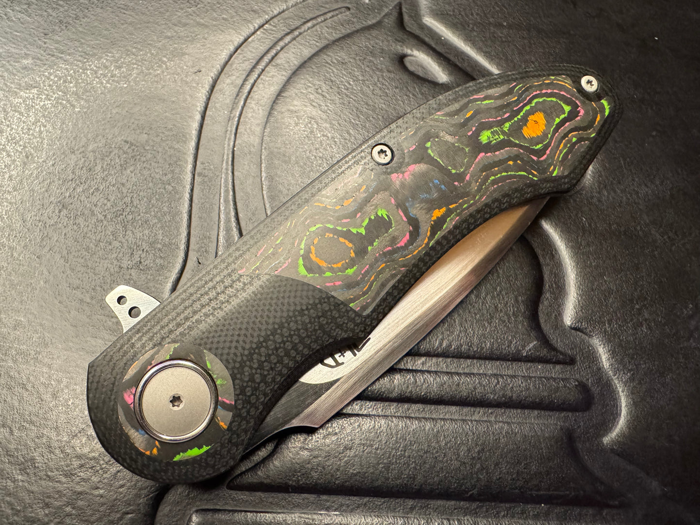 3LD Model G8 RWL 34 Blade with 80s CamoCarbon and Black G10 (Riaan Manser)