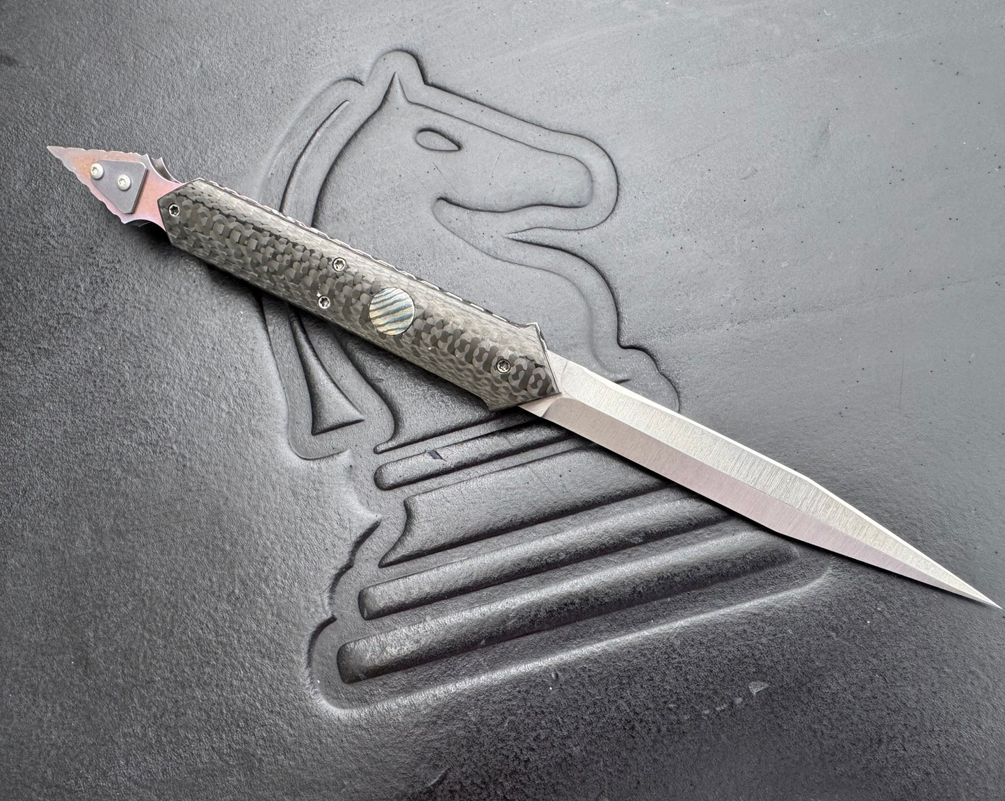 Pre-owned Brandon Vallotten Custom Folder with Magnacut Blade