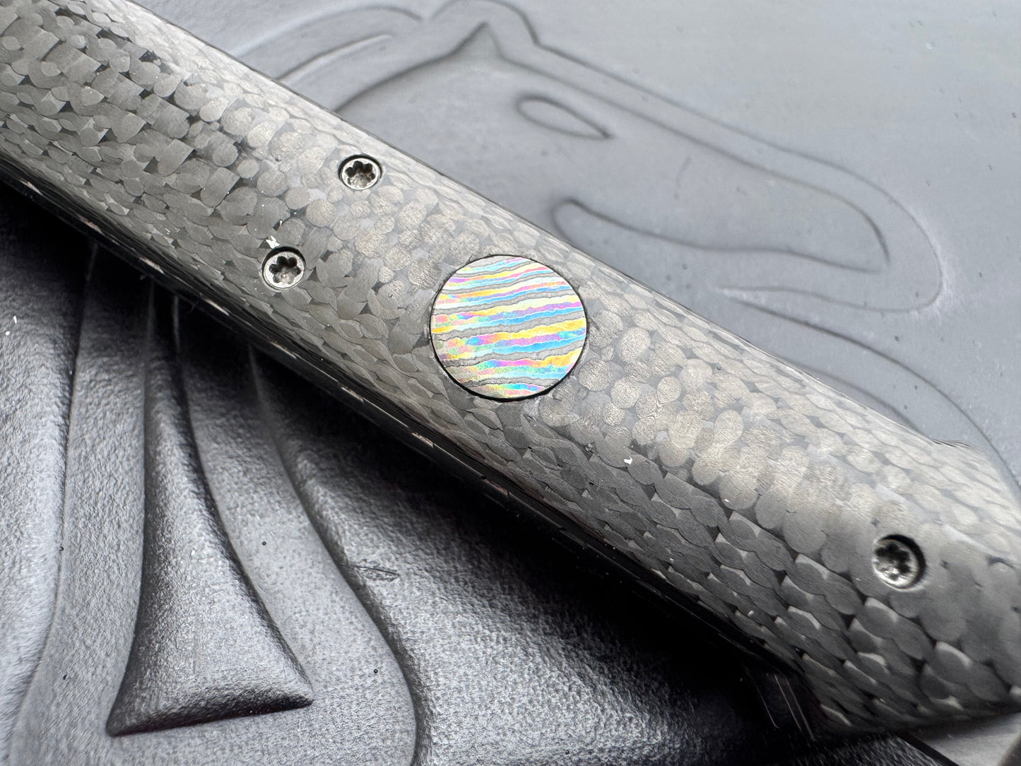 Pre-owned Brandon Vallotten Custom Folder with Magnacut Blade