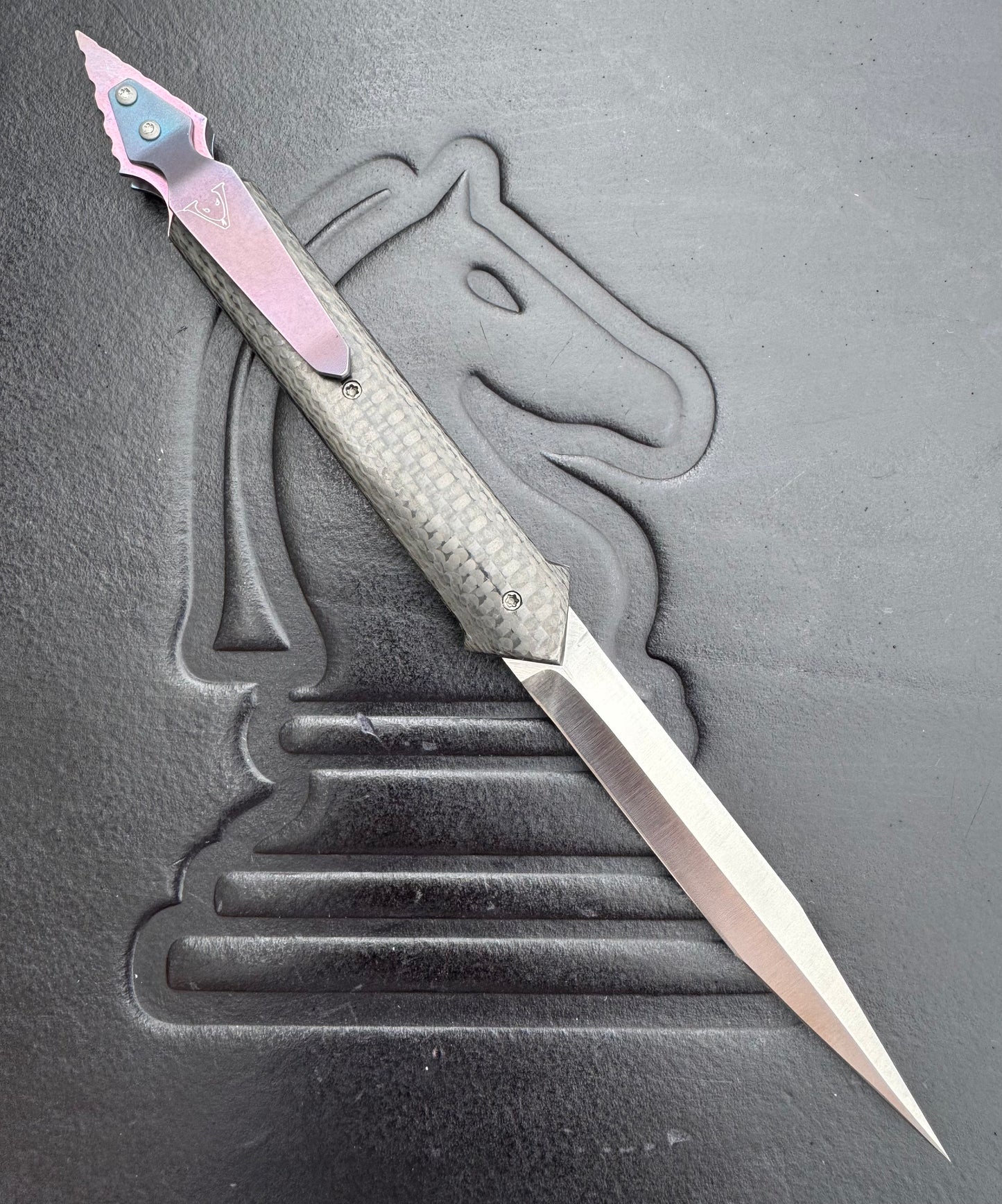 Pre-owned Brandon Vallotten Custom Folder with Magnacut Blade