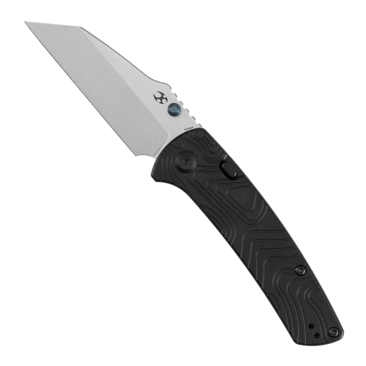 Kansept Main Street Exclusive - Elmax Blade with Topographic Milled Aluminum Handle