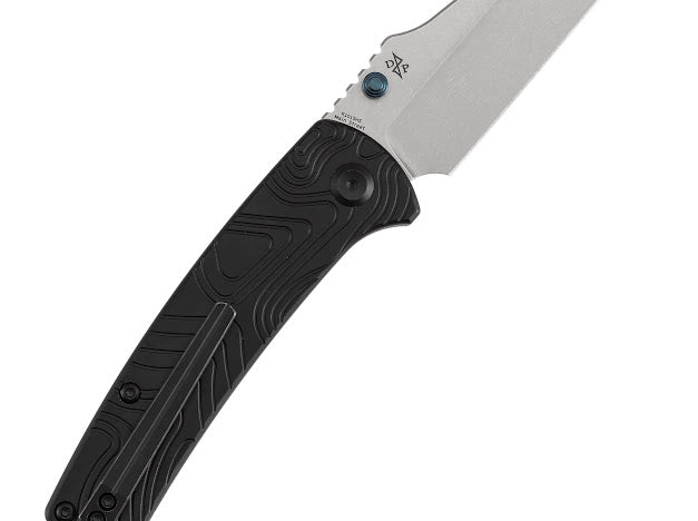 Kansept Main Street Exclusive - Elmax Blade with Topographic Milled Aluminum Handle