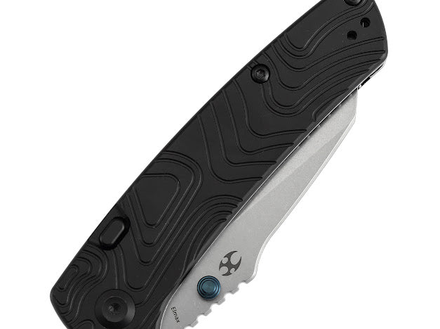 Kansept Main Street Exclusive - Elmax Blade with Topographic Milled Aluminum Handle