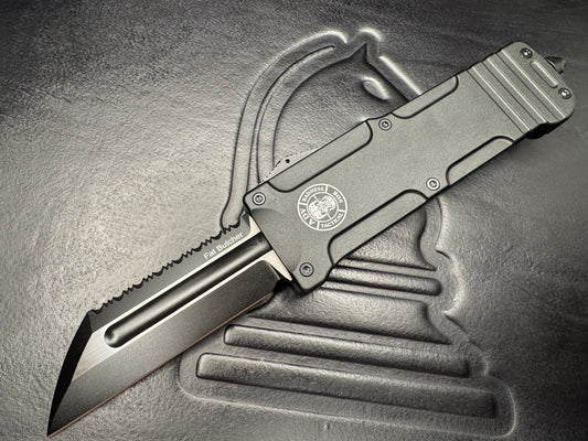 ADV Fat Butcher OTF Serrated and Plain Blade (Pre-owned in like new condition)