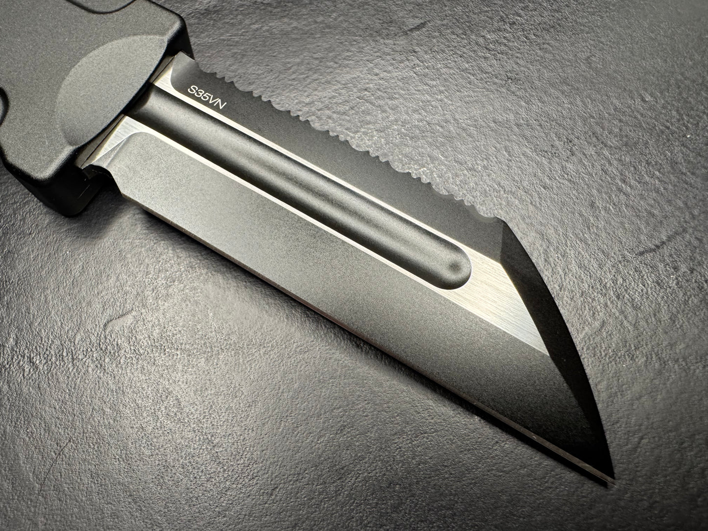 ADV Fat Butcher OTF Serrated and Plain Blade (Pre-owned in like new condition)