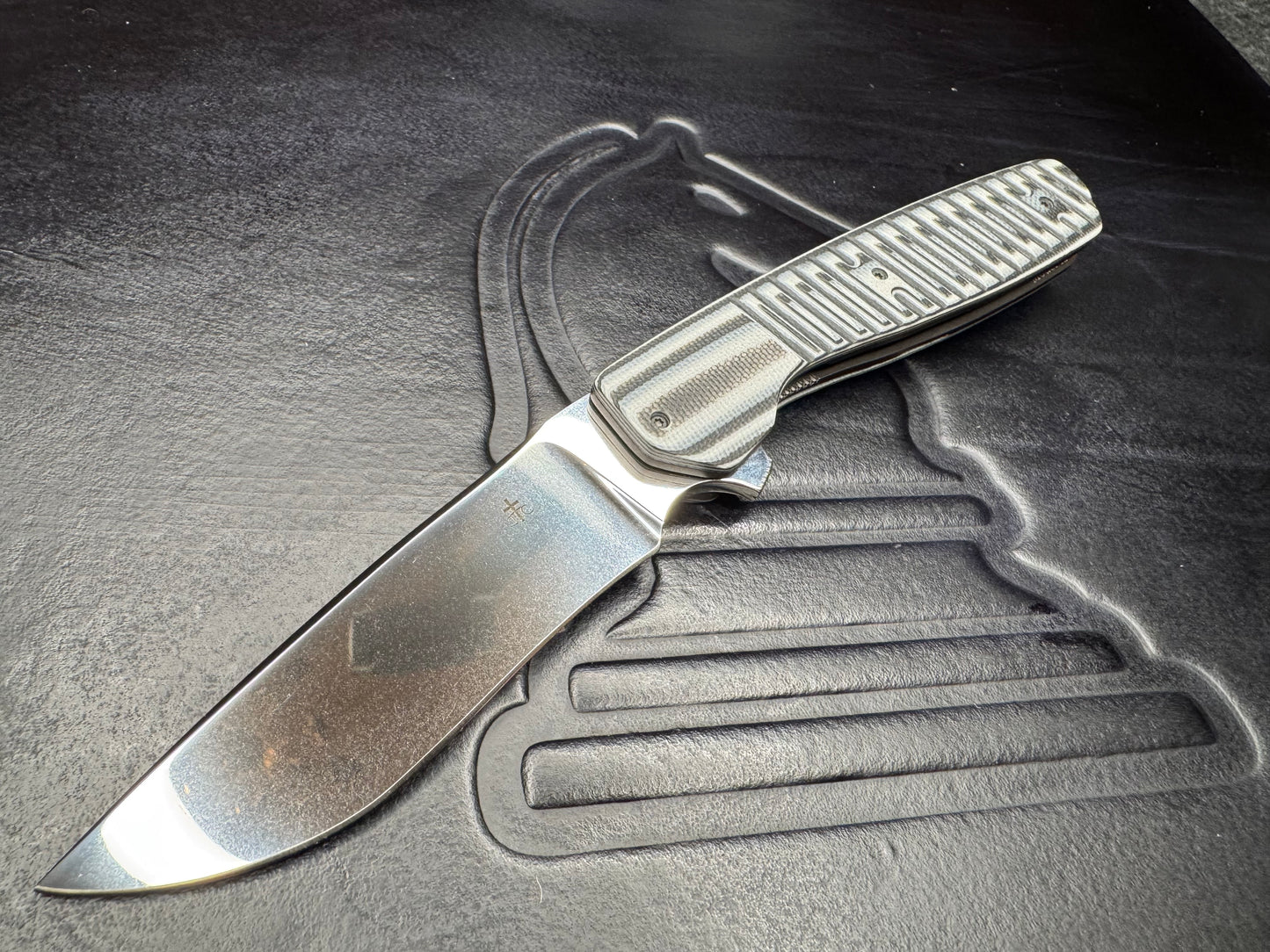 Clark Custom Knives Model 62 XHP Near Mirror Blade