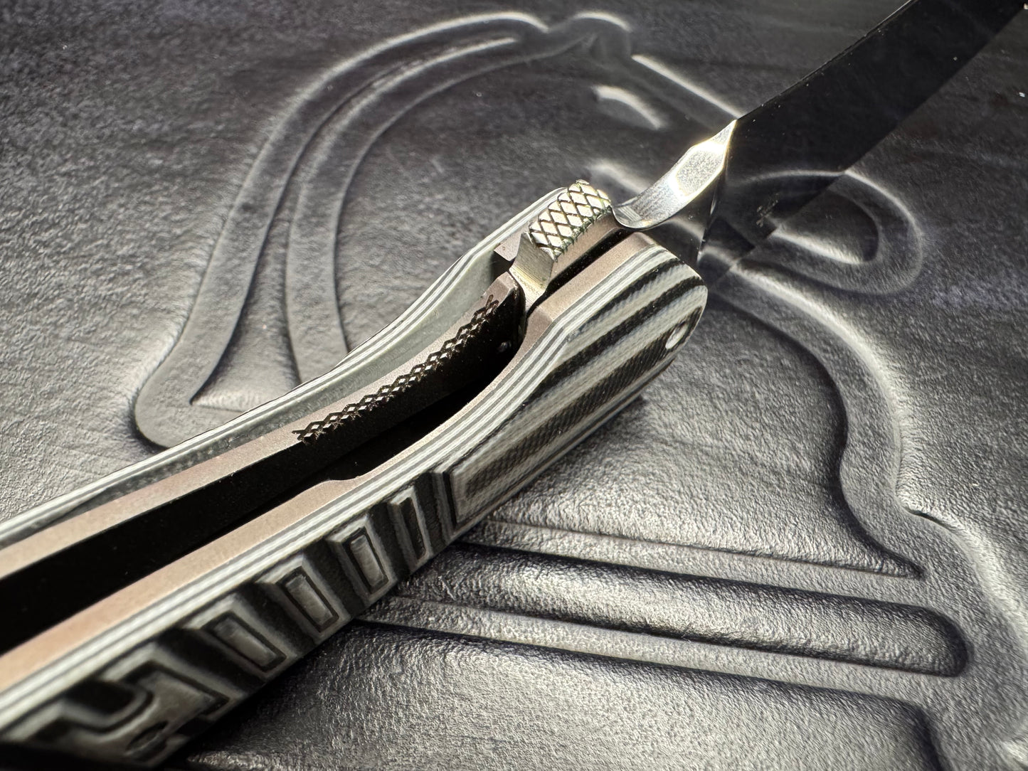 Clark Custom Knives Model 62 XHP Near Mirror Blade