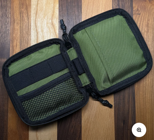 D Rocket Design Pen Case - Army Green